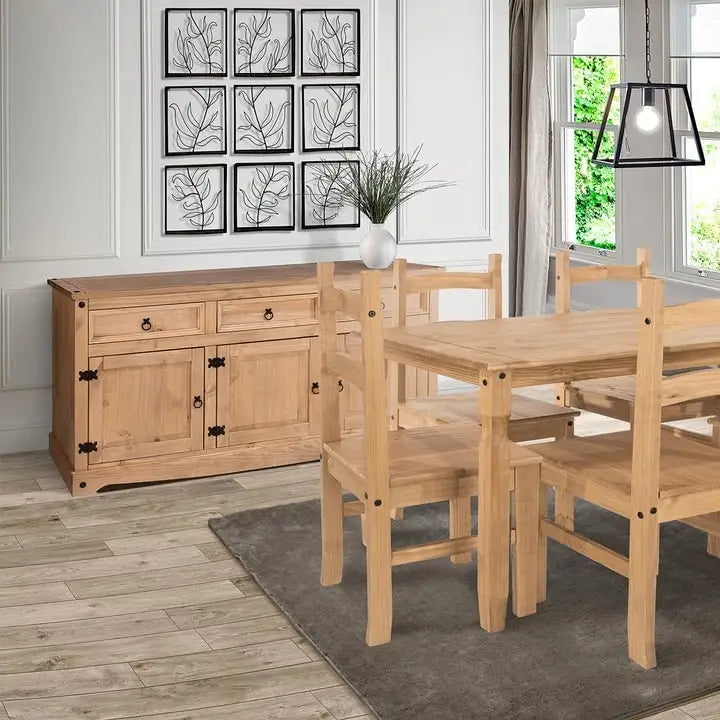 65 Holz-Buffet-Sideboard Bauernhaus - Corona Kollektion