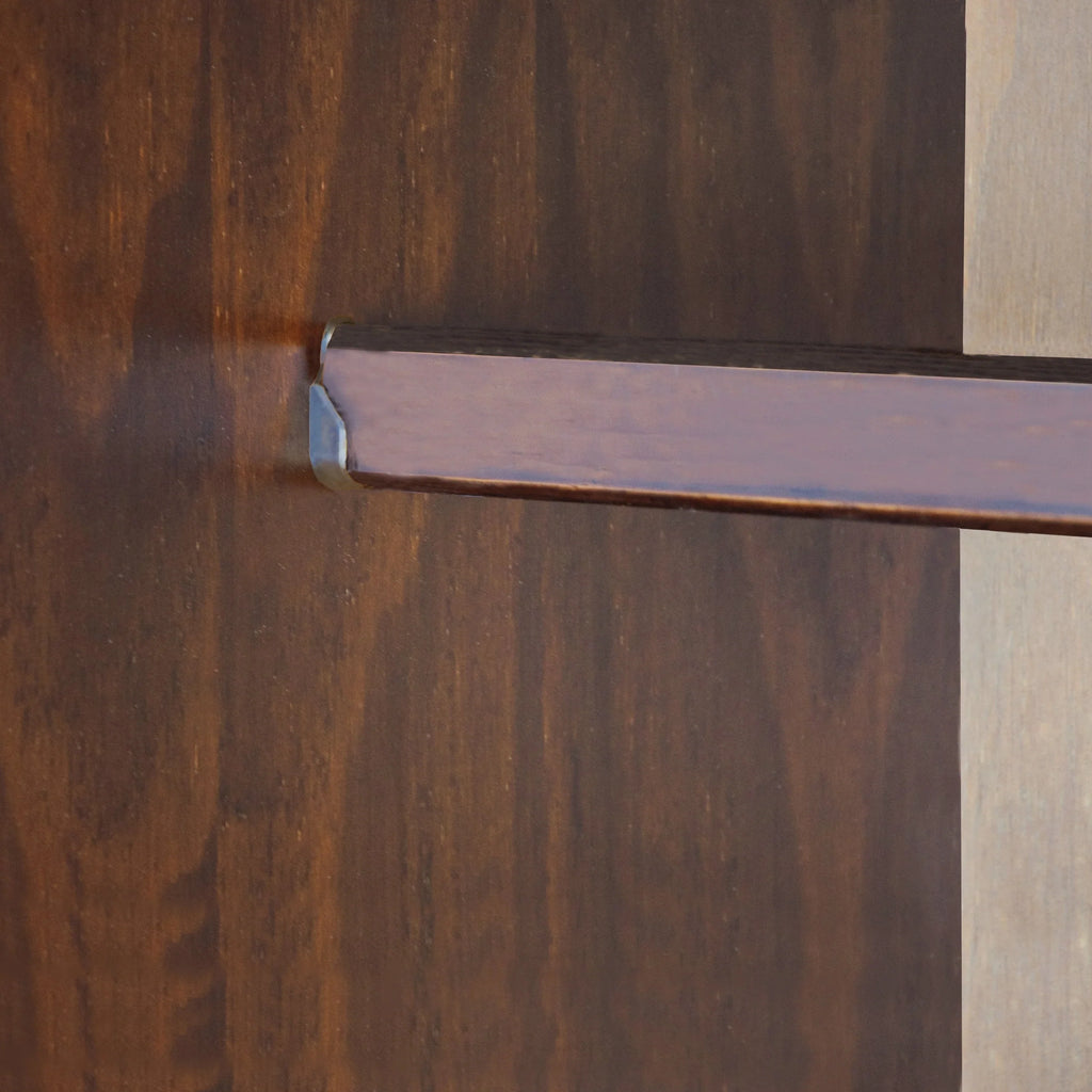 Palace Imports Kyle Kleiderschrank mit 4 Türen aus 100 % Massivholz und Massivholz- oder Spiegeltüren