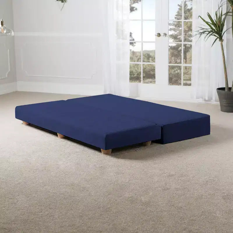 Tagesbett / ausklappbares Schlafsofa (Queensize) - Microvelvet