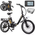 Costway Klappbares Elektro-Mountainbike für Erwachsene mit 20-Zoll-Fat-Reifen, 750W bürstenlosem Motor, 54V 13Ah, UL2849