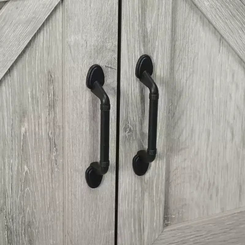 HOMCOM 2-türiges freistehendes Sideboard, Konsolentisch mit unterer Ablage, für den Eingangsbereich