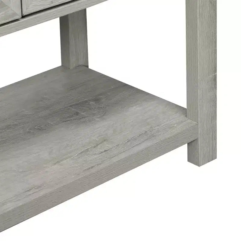 HOMCOM 2-türiges freistehendes Sideboard, Konsolentisch mit unterer Ablage, für den Eingangsbereich