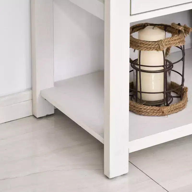 HOMCOM 2-türiges freistehendes Sideboard, Konsolentisch mit unterer Ablage, für den Eingangsbereich