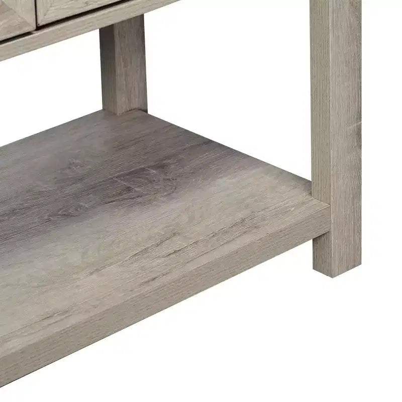 HOMCOM 2-türiges freistehendes Sideboard, Konsolentisch mit unterer Ablage, für den Eingangsbereich