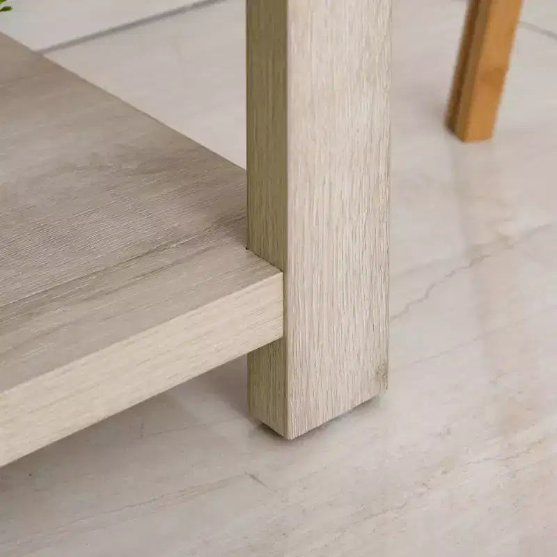 HOMCOM 2-türiges freistehendes Sideboard, Konsolentisch mit unterer Ablage, für den Eingangsbereich