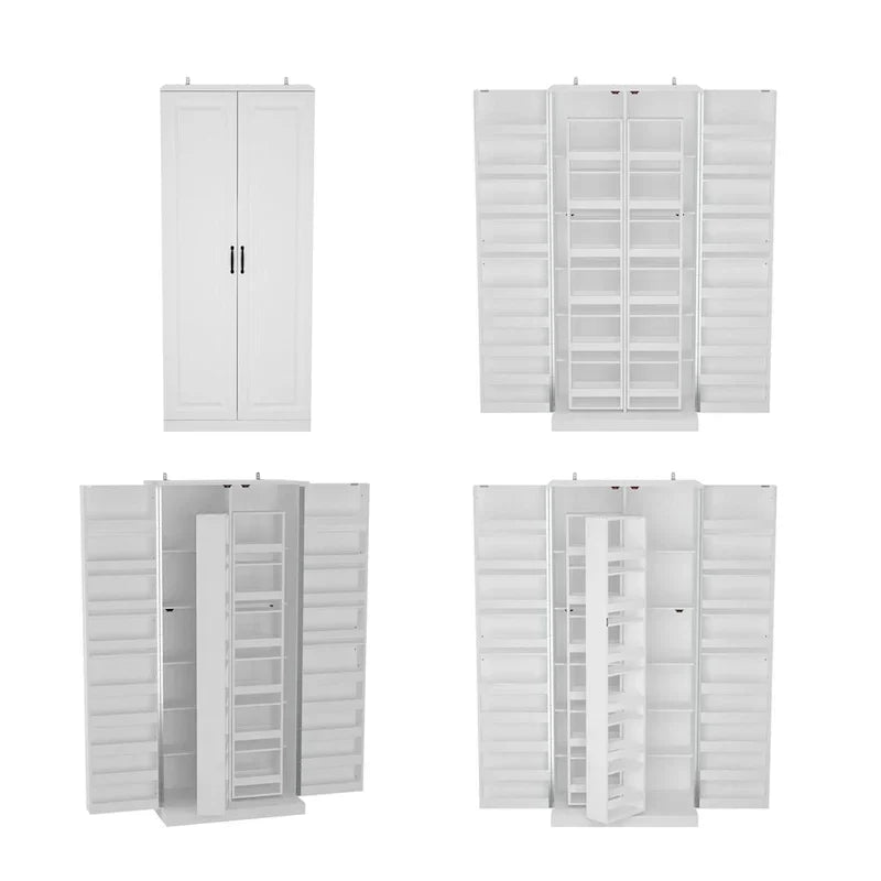 Vielseitiger Küchenorganisator: Kompakter 80-cm-Schrank mit intelligenter Aufbewahrung