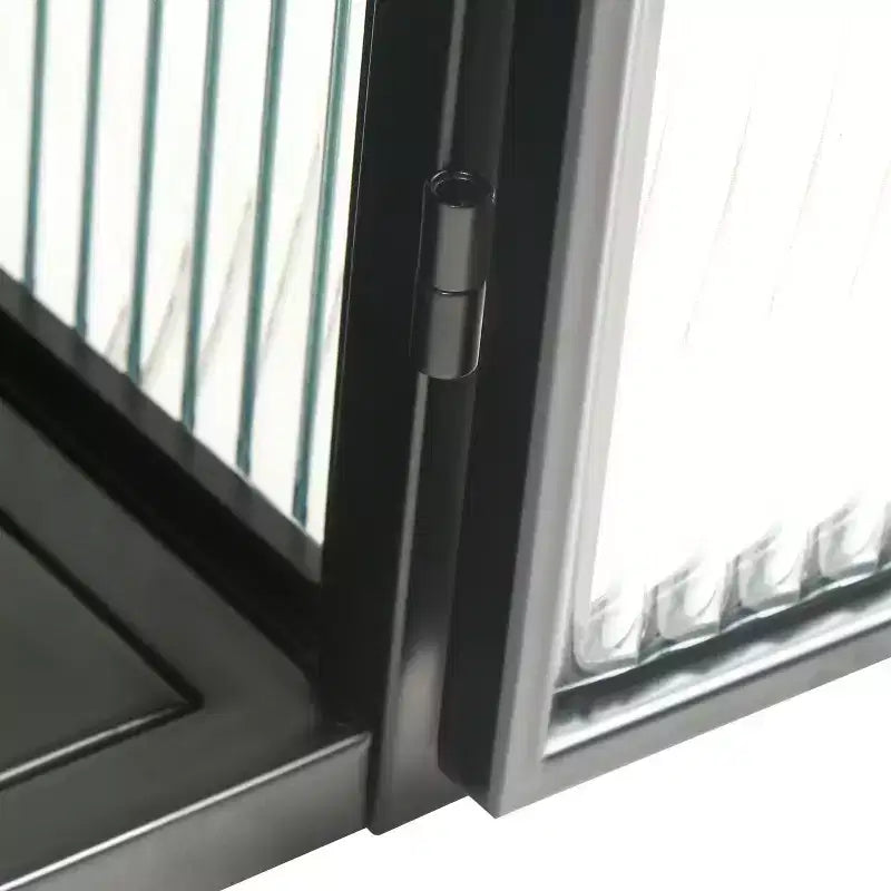 Okak Moderner 2-türiger Wandschrank mit 3-stufigem Stauraum und Glastüren für Flur/Esszimmer/Wohnzimmer/Küche