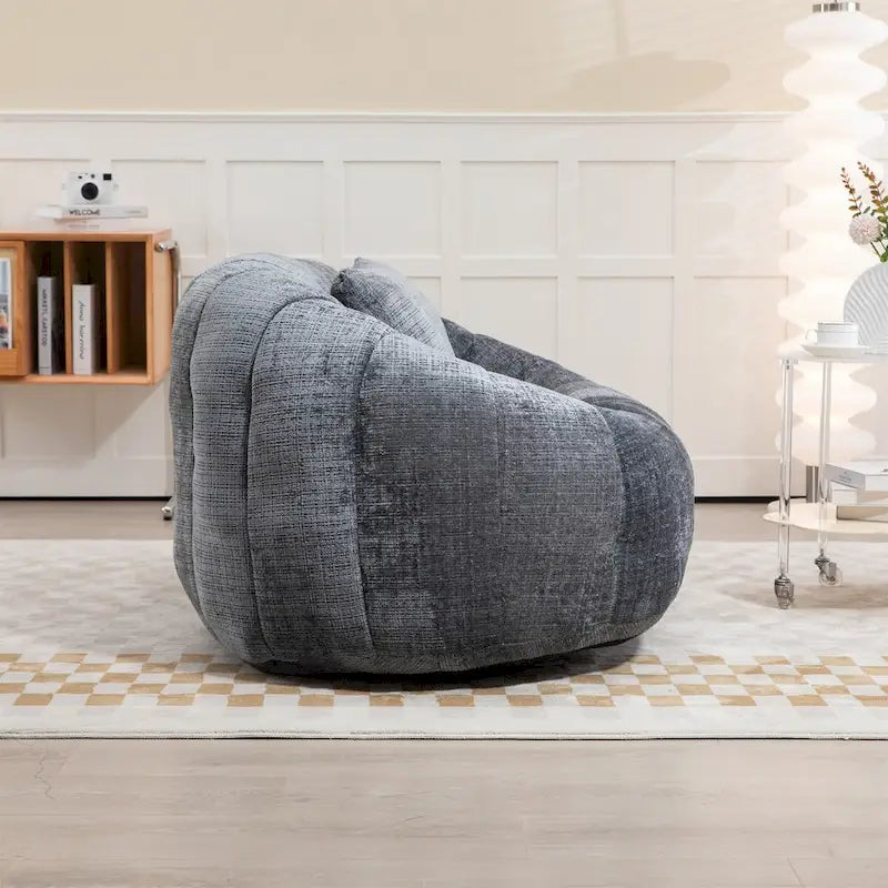 Chenille-Sitzsack – Faules Sofa