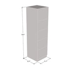 Wardrobe Armoire – Black / Grey / White, Glass Front, Matte Body, Contemporary Style