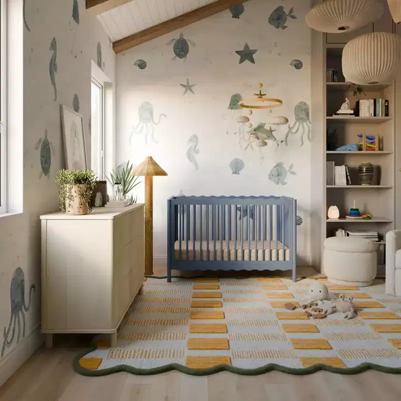 Babyletto Swell 4-in-1 umwandelbares Kinderbett mit Umbausatz zum Kleinkindbett