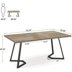 Dining Table – White & Gold / Brown / Grey, Faux Marble Top, Metal Frame, Adjustable Feet, Modern Style