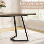 Dining Table – White & Gold / Brown / Grey, Faux Marble Top, Metal Frame, Adjustable Feet, Modern Style
