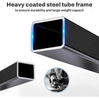 L-Shaped Corner Desk – Brown, RGB LED Strip, File Drawer, Monitor Shelf, Power Outlet, Seats 2