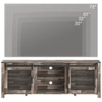 3-Sided Glass Electric Fireplace Insert – Gray & Blue Light / Black, Freestanding or Insert, 18 or 36 Inch