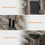 3-Sided Glass Electric Fireplace Insert – Gray & Blue Light / Black, Freestanding or Insert, 18 or 36 Inch
