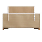 9-Drawer Bedroom Dresser – Charcoal Grey / Black / White, Wood-Look Finish, Felt-Lined Accessory Drawer