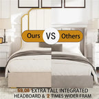 Queen Velvet Platform Bed – Gold + Creamy White / Black / Blue, Channel Headboard, 4 Storage Drawers, Sleeps 1