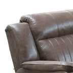Manual Recliner Chair – Brown, Contemporary Style, Pillow Top Arms, Seats 1