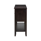 Vintage Console Table – White / Dark Blue / Lime White / Espresso, 4 Drawers, 2 Cabinets, Retro Style
