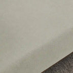 3-Seat Linen Sofa – Grey / Beige / Orange, Modern Minimalist, Metal Legs & Steel Trim, Seats 3