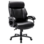 High Back Ergonomic Office Chair – Classic Brown / Classic Black / Diamond Black / Diamond Brown, S-Curve Lumbar, 400 lb Capacity, Seats 1
