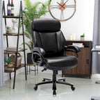 High Back Ergonomic Office Chair – Classic Brown / Classic Black / Diamond Black / Diamond Brown, S-Curve Lumbar, 400 lb Capacity, Seats 1