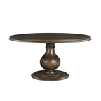Willow 60  Round Solid Wood Pedestal Dining Table - Beige