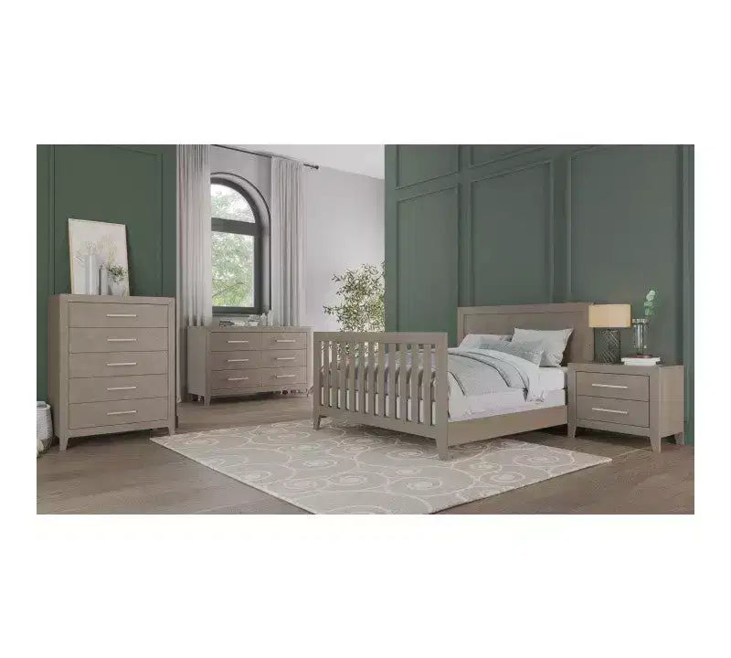 Child Craft Kieran Kinderbett, Doppelkommode und Wäscheschrank Set, 3-teilig, beinhaltet 4-in-1 umwandelbares Kinderbett, Kommode und Wäscheschrank