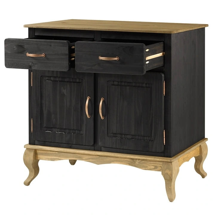 Holz-Sideboard Grün