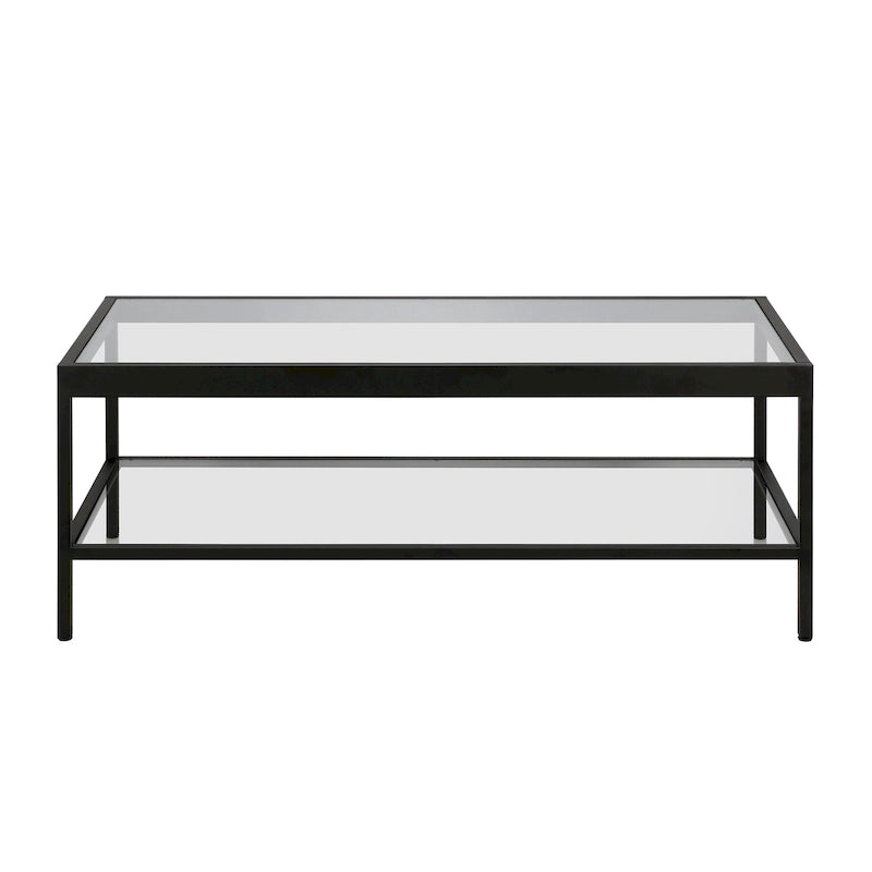 Alexis Couchtisch aus Metall und Glas