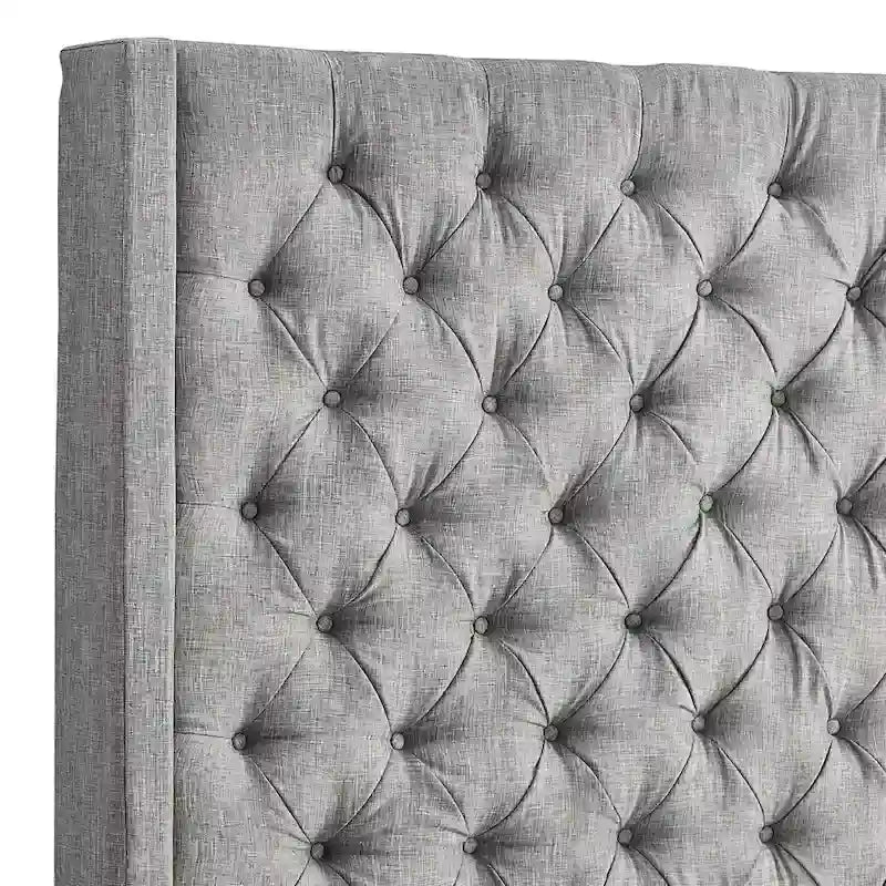 Naples Button-Tufted Wingback-Kopfteil ohne Bettgestell von iNSPIRE Q Artisan