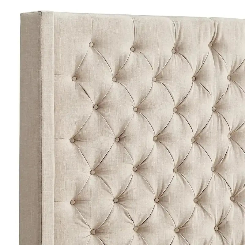 Naples Button-Tufted Wingback-Kopfteil ohne Bettgestell von iNSPIRE Q Artisan