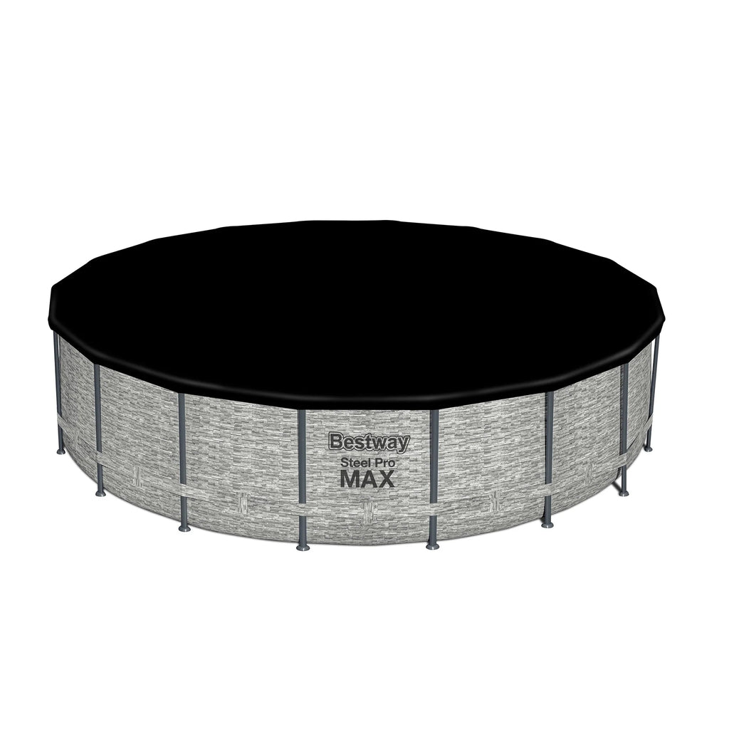 Bestway Steel Pro MAX Rundschwimmbecken Aufstellpool mit Pumpe & Abdeckung