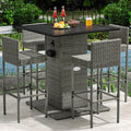 Moasis 5-teiliges Outdoor-Möbel-Set aus Polyrattan – 5-teilig