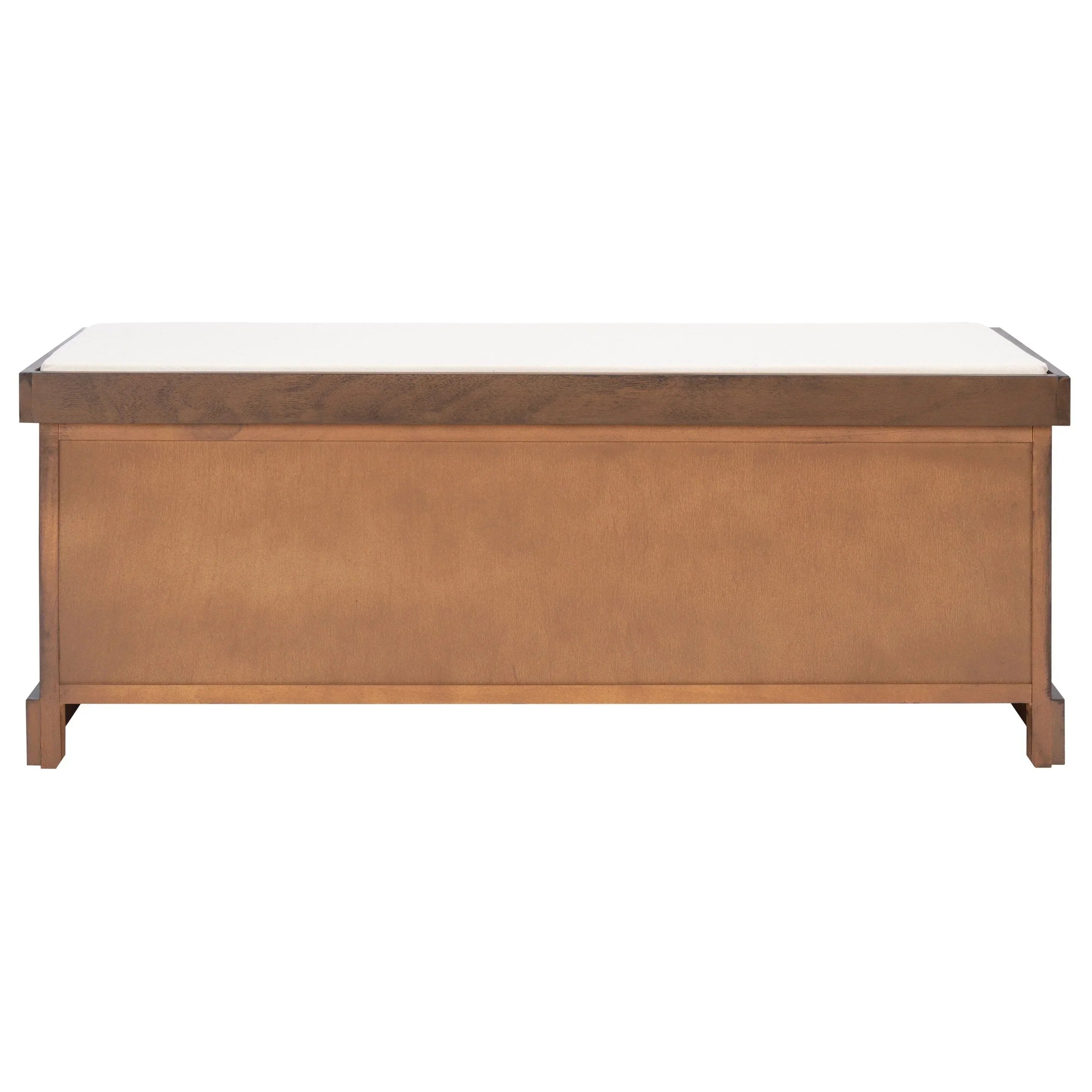 SAFAVIEH Fiorello 3-Schubladenbank mit Polsterung – 120 B x 38 T x 48 H cm – 120Bx38Tx48H