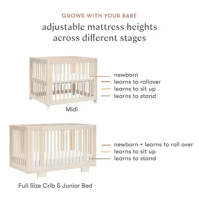 Babyletto Yuzu 8-in-1 umwandelbares Kinderbett mit All-Stages Umrüst-Kits