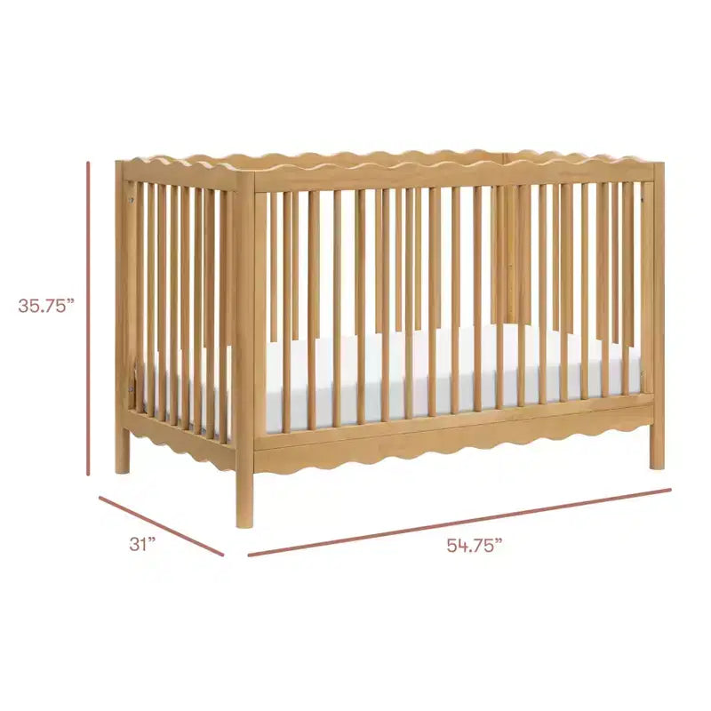 Babyletto Swell 4-in-1 umwandelbares Kinderbett mit Umbausatz zum Kleinkindbett