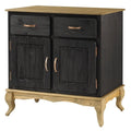 Holz-Sideboard Grün