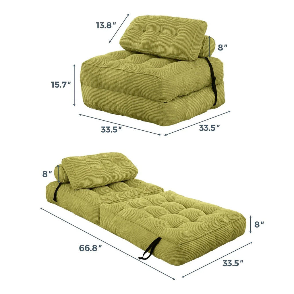 8 Kord-Klappsofa, Einzel