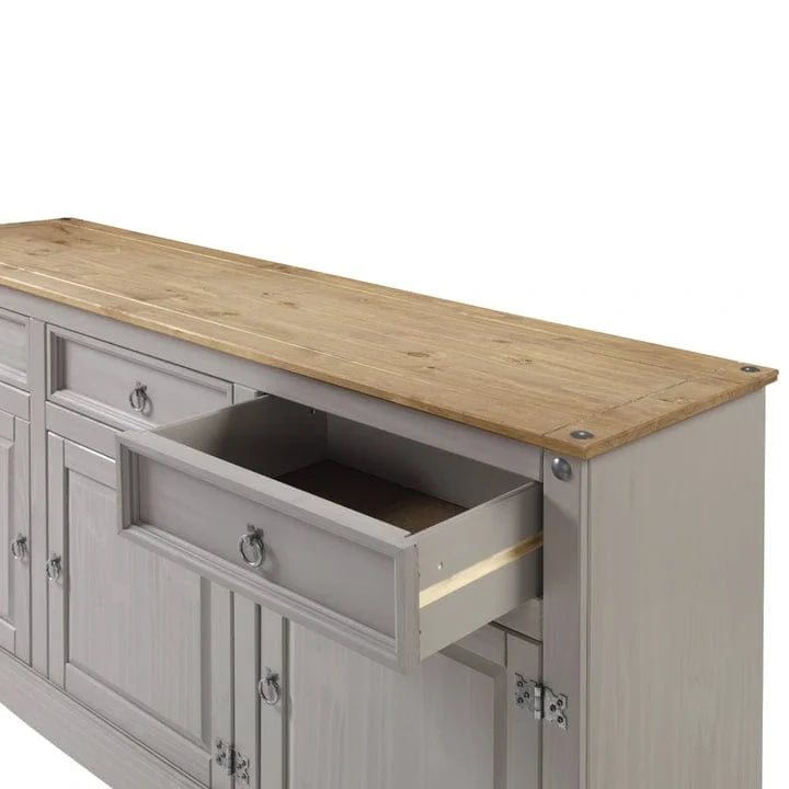 65 Holz-Buffet-Sideboard Bauernhaus - Corona Kollektion