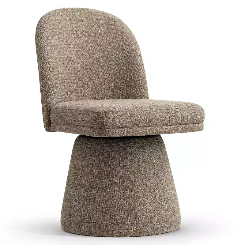6er-Set moderne, armlose 360-Grad-Drehstühle mit Sockelgestell, elegante Akzentstühle für Küche, Esszimmer oder Büro – Panipeachy