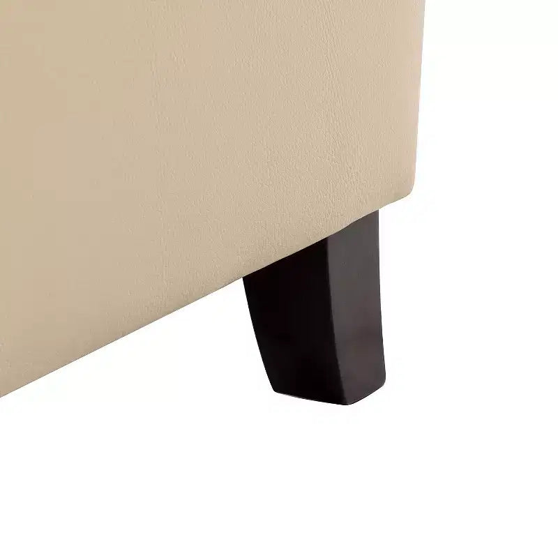 2er-Set Elisabete Modern Wingback Echtleder-Liegesessel mit Vintage-Nagelkopfleiste für Wohn- und Schlafzimmer | ART OF LIVING DESIGNS