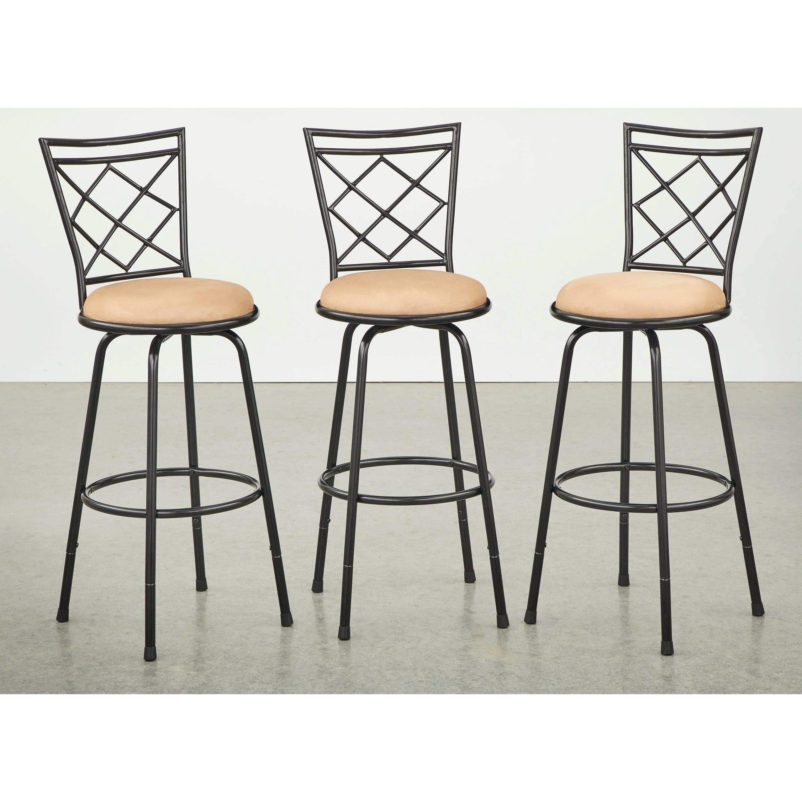 Simple Living Alyssa Höhenverstellbare Barhocker (3er-Set)