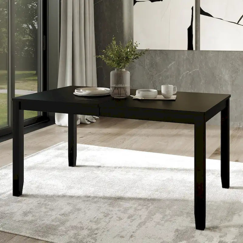 CraftPorch Classic 7-teiliges Esszimmerset aus Holz