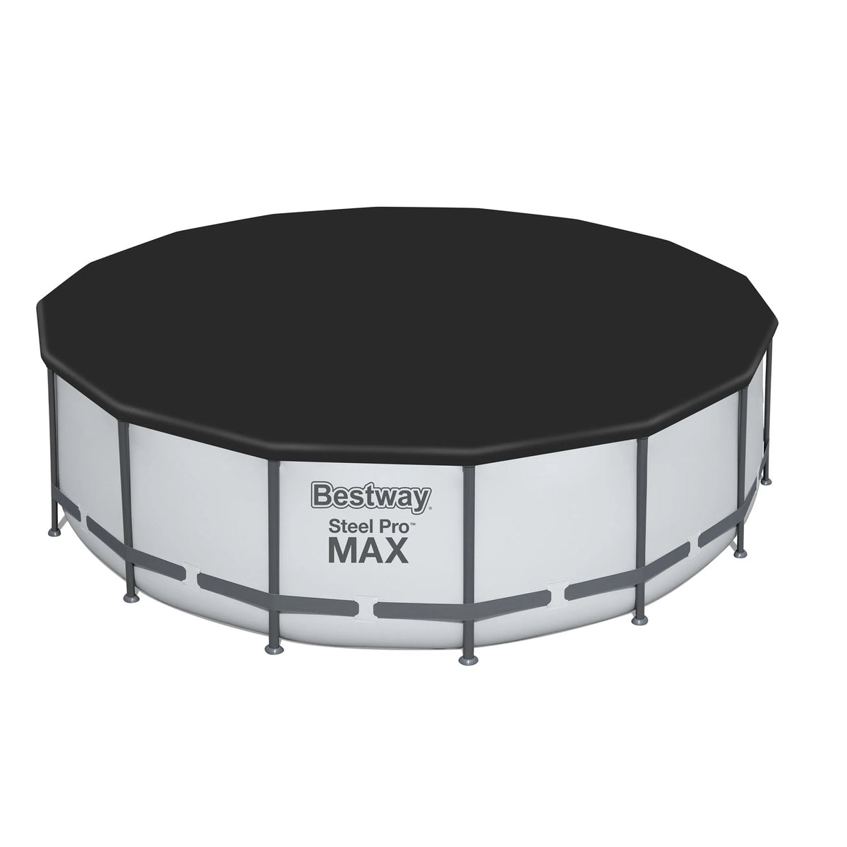 Bestway Steel Pro MAX Rundschwimmbecken Aufstellpool mit Pumpe & Abdeckung
