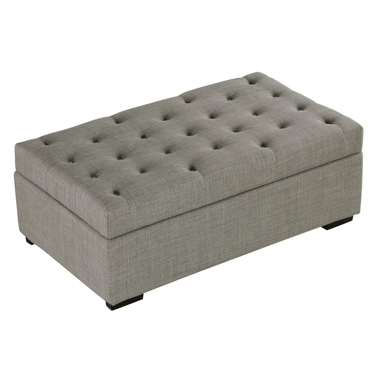 Klappsofa, 126 cm breiter Ottoman mit Klappsofa, wandelbarer Ottoman-Schlafsessel mit Memory-Matratze und getuftetem Design