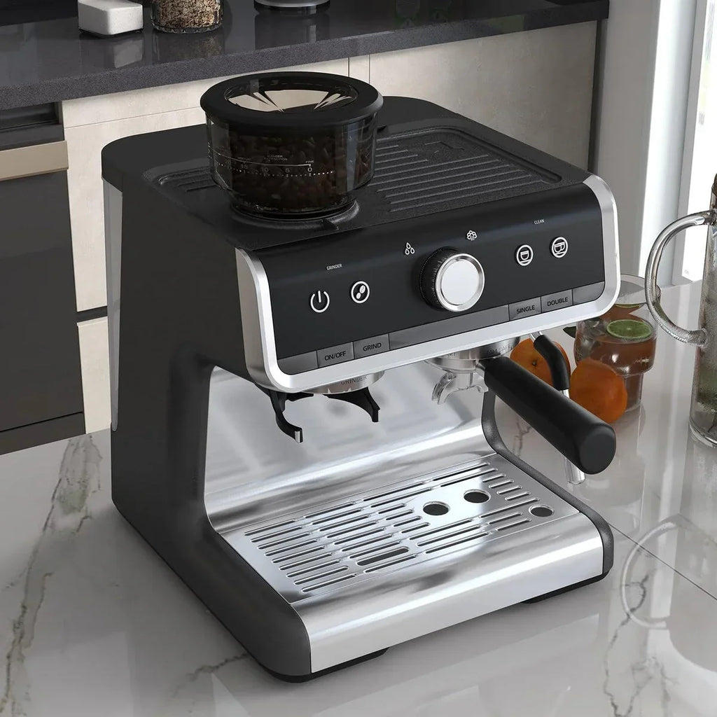 Espressomaschine, mit Mahlwerk, 2,8 L Wassertank