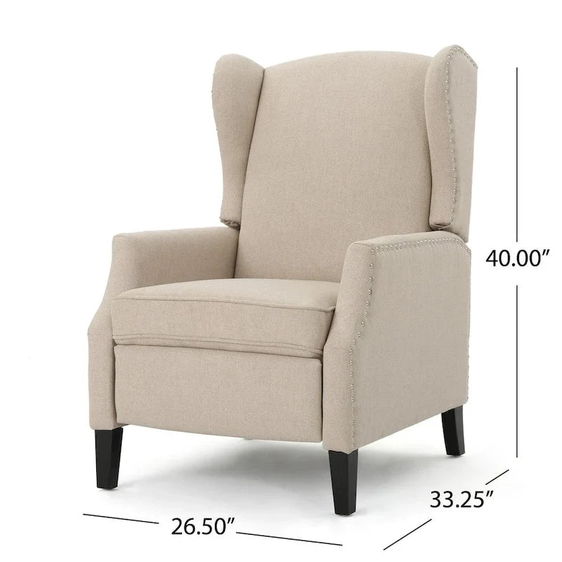 Ohrensessel mit Rücklehnfunktion, Polsterung, Klassischer Stil, Wohnzimmer Akzent