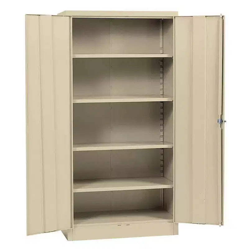 Edsal 36Bx18Tx72H freistehender Stahlschrank Beige