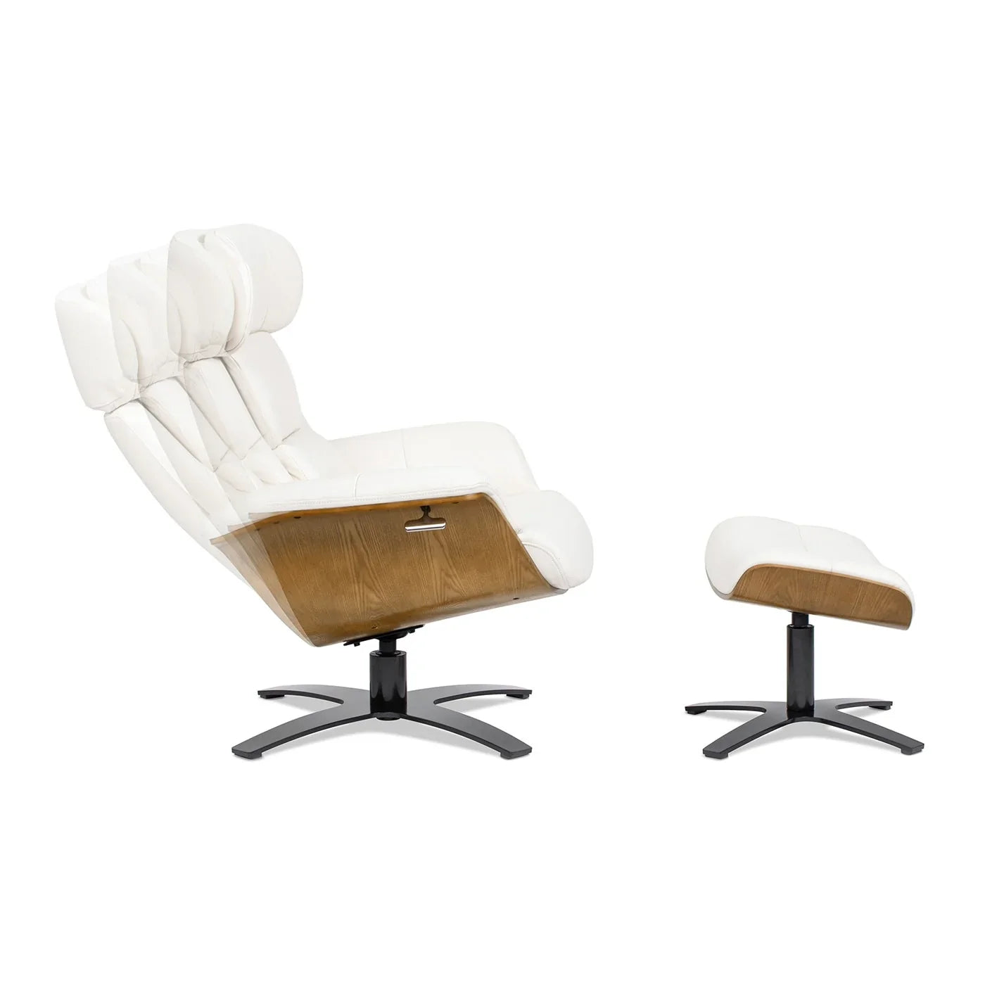 Jovan 31.5 Echtleder Relaxsessel mit Ottoman